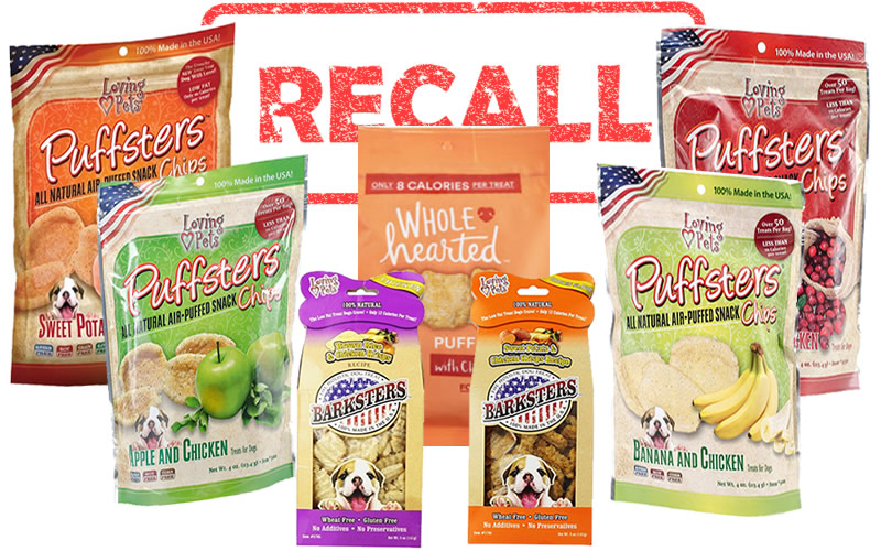 Loving Pets dog treats recall