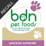 Big Dog Natural Food Recall